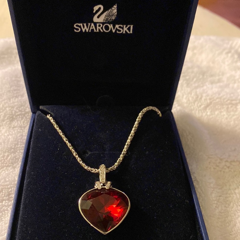 Swarovski Oceanic Pendant Red Heart